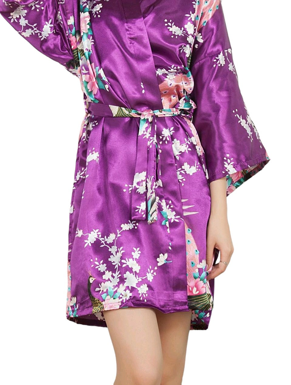 Vegan/Peace Silk Kimono Robes