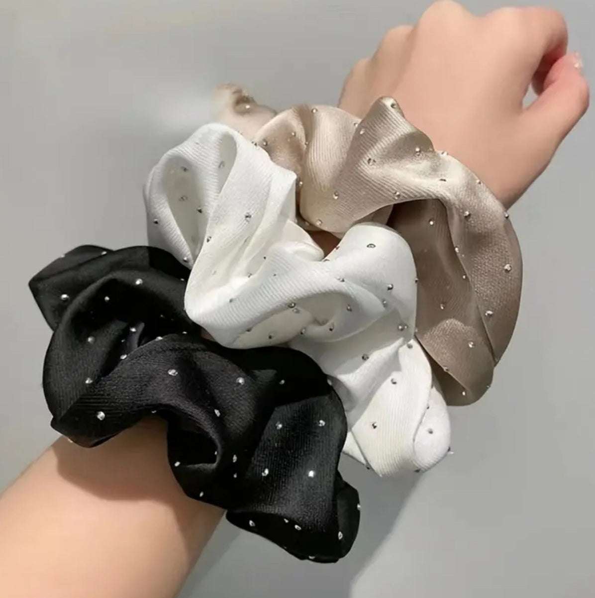 Rhinestone Luxury Hair Scrunchie