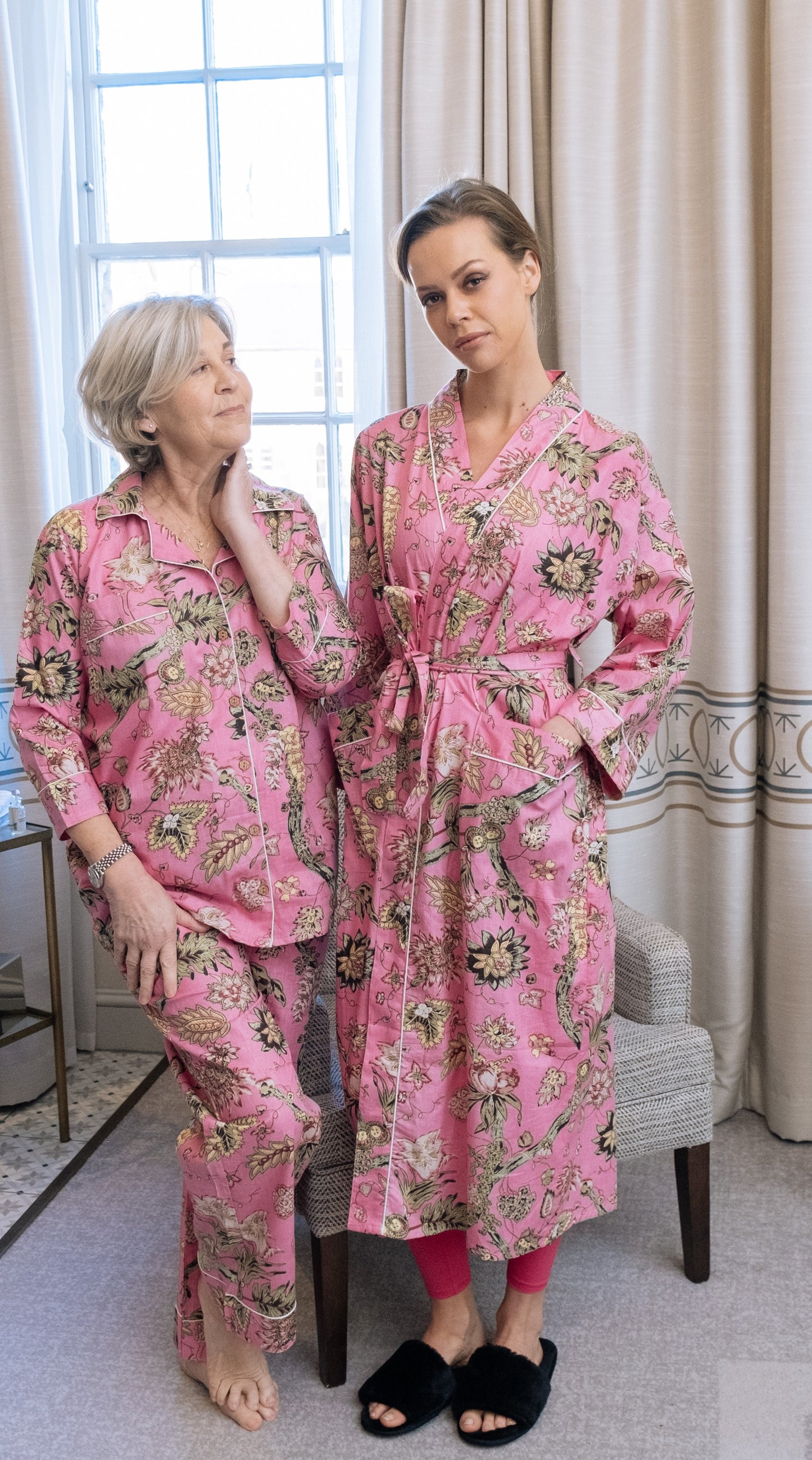 Garden Print  Robes
